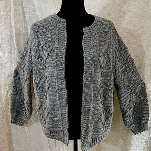 Jun & Ivy Grey-Blue Cardigan ✨